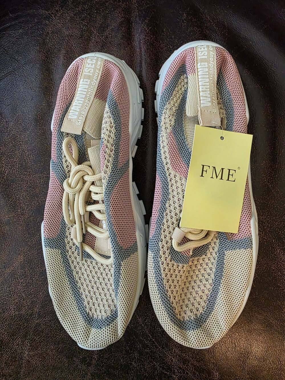 Brand New FME Sneakers Size 42 Multi Color Knit Running Water Aqua Shoes